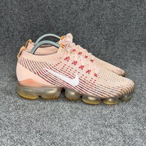 Nike Air VaporMax Flyknit 3 Running Shoes Women's Size 9 Sunset Tint Pink Red